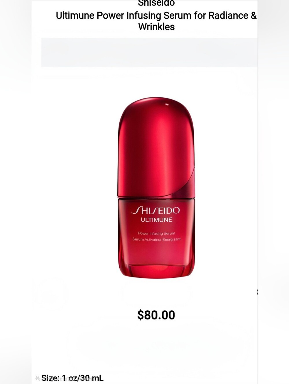 Shiseido Ultimune Power Infusing Serum